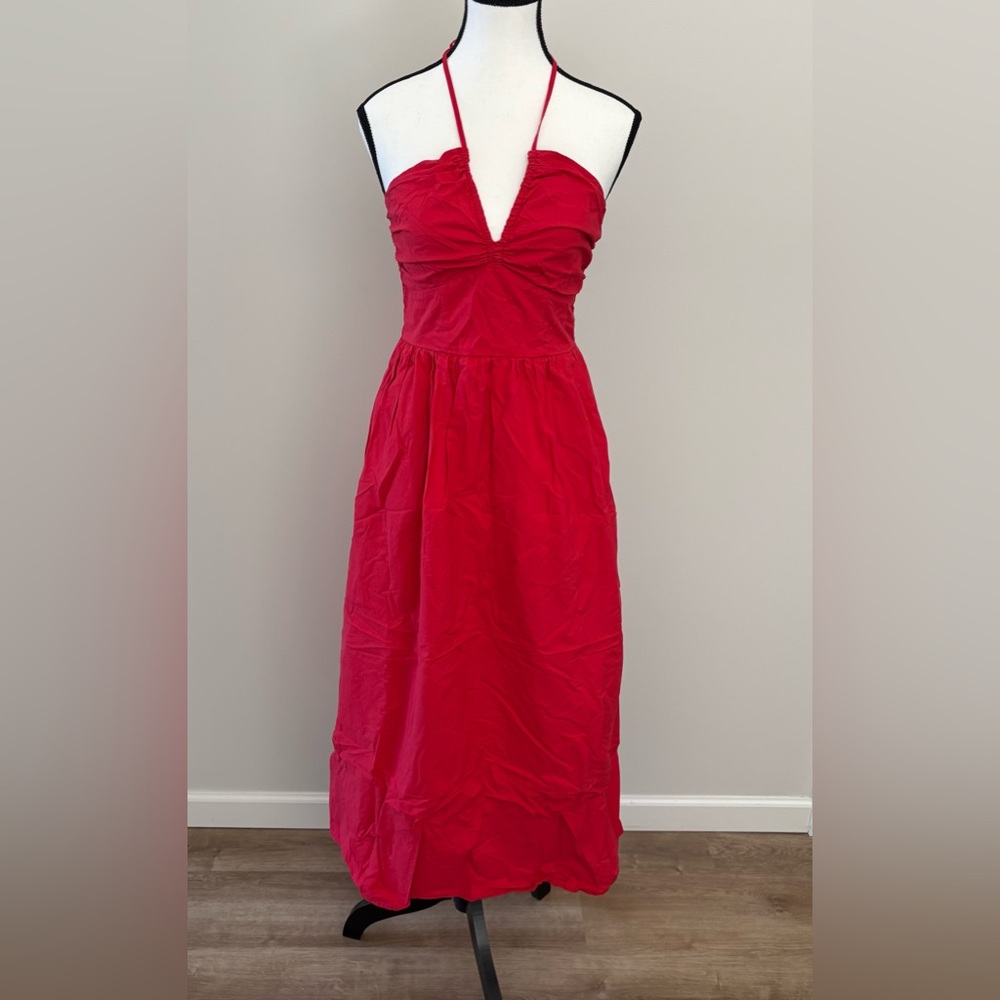 Red Halter Dress